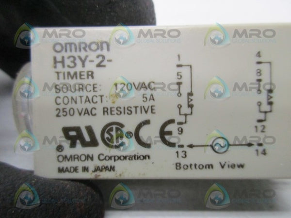 OMRON H3Y-2 TIMING RELAY  UNMP