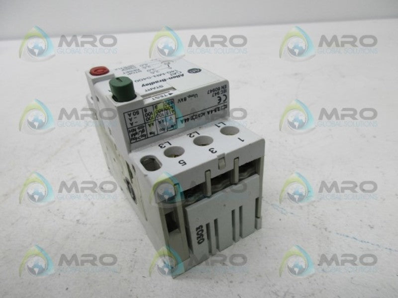ALLEN BRADLEY 140-MN-0400 SER. D MANUAL STARTER 2.5-4.0A  UNMP