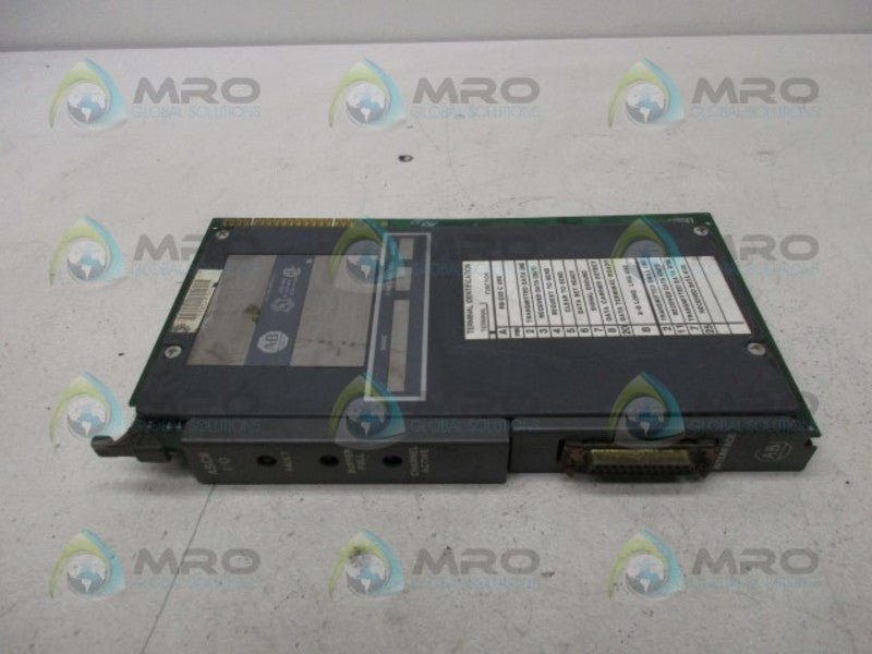 ALLEN BRADLEY 1771-DA SER. A I/O MODULE  UNMP
