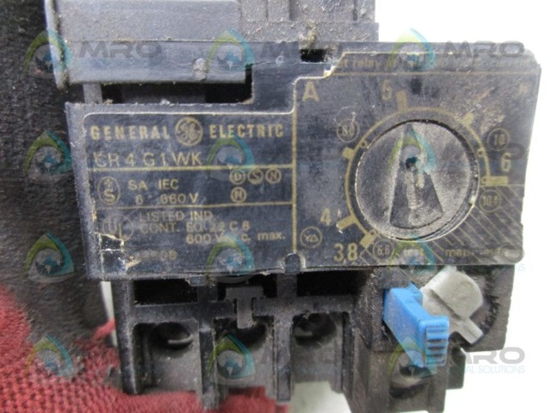 GENERAL ELECTRIC  OVERLOAD RELAY  UNMP