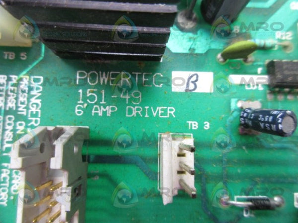 POWERTEC 151-49 DRIVER BOARD  UNMP