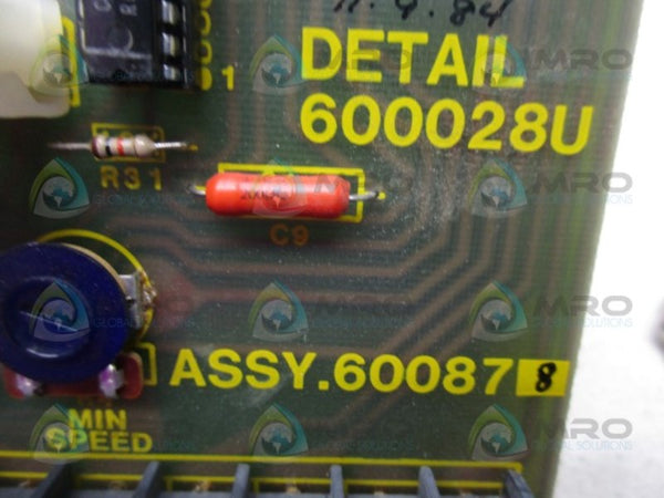 PARAMETRICS 600028U ISOLATED SIGNAL INTERFACE BOARD  UNMP