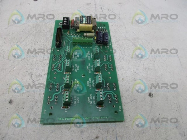 C&A PRODUCTS 1982 7330 REV C PC BOARD  UNMP
