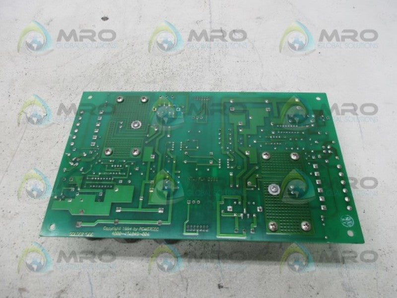 POWERTEC 4000-151049-004 PC BOARD  UNMP