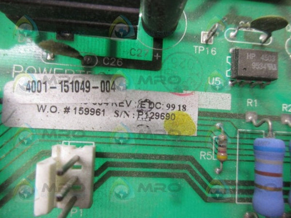 POWERTEC 4000-151049-004 PC BOARD  UNMP