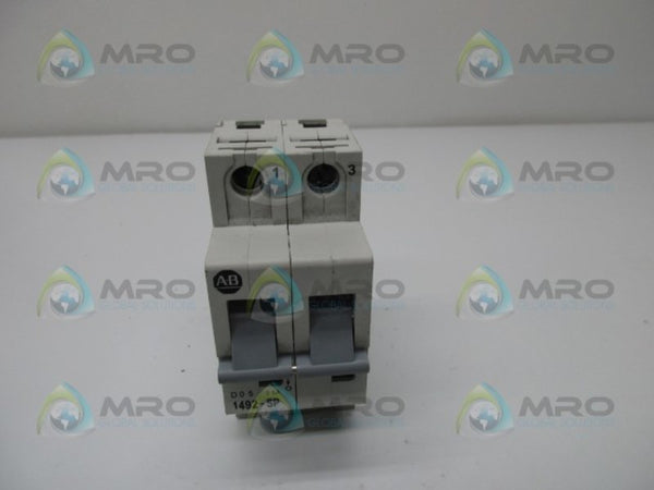 ALLEN BRADLEY 1492-SP2D005 SER. C SUPPLEMENTARY PROTECTOR  UNMP