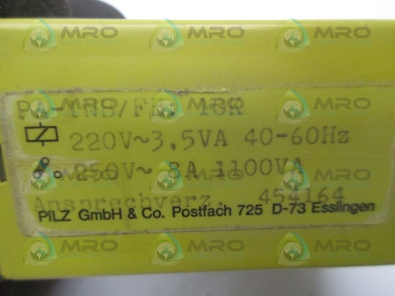 PILZ PA-1NB/FB:10K SAFETY RELAY  UNMP