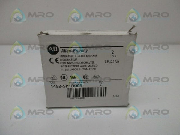 ALLEN BRADLEY 1492-SP1D005 SER. C CIRCUIT BREAKER  NSMP