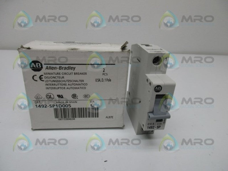 ALLEN BRADLEY 1492-SP1D005 SER. C CIRCUIT BREAKER  NSMP