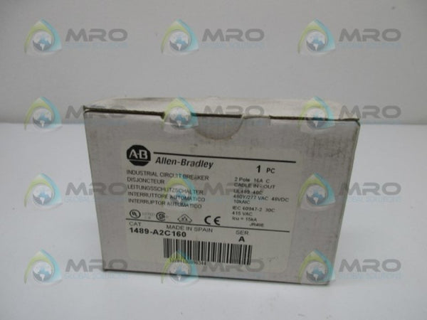 ALLEN BRADLEY 1489-A2C160 SER. A CIRCUIT BREAKER  NSMP