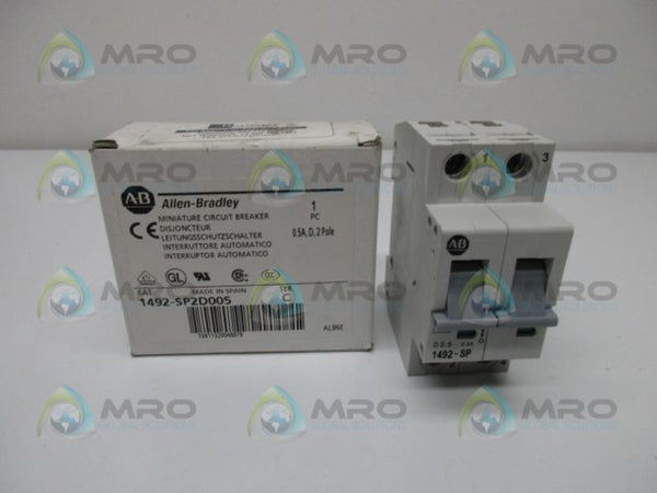 ALLEN BRADLEY 1492-SP2D005 SER. C SUPPLEMENTARY PROTECTOR  NSMP