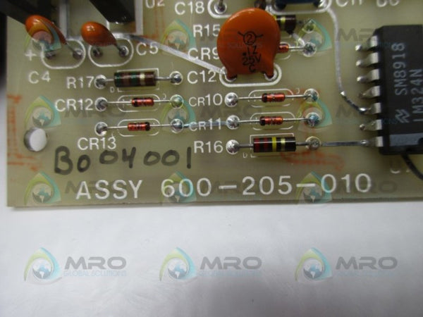 DREXELBROOK 600-205-010 PC BOARD  NSNP