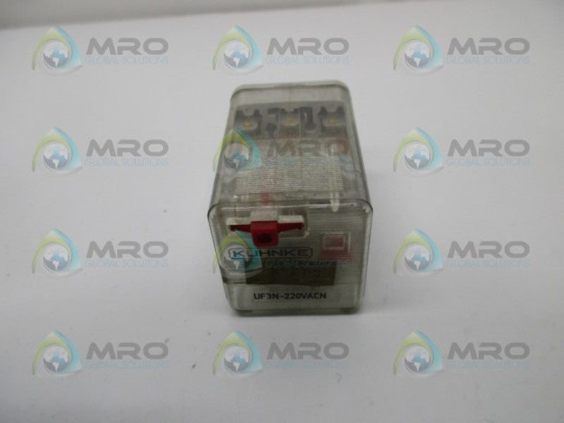 KUHNKE UF3N-220VACN RELAY SOCKET  UNMP