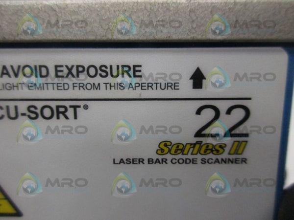 ACC-SORT 22 SERIES II LASER BAR CODE SCANNER  UNMP