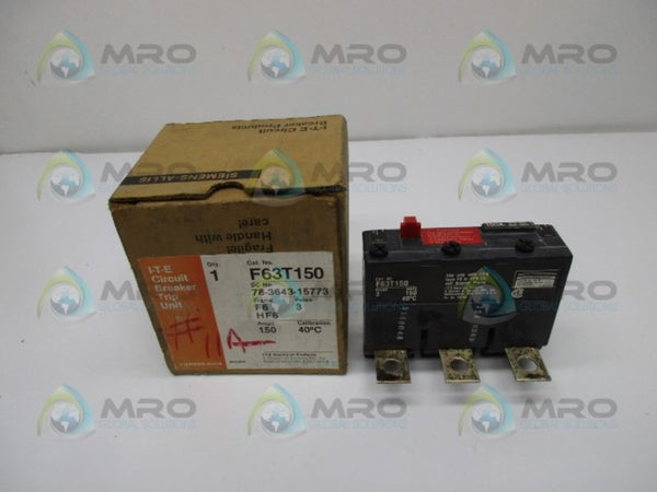 SIEMENS F63T150 CIRCUIT BREAKER (IN BOX)  UNMP