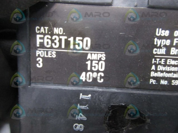 SIEMENS F63T150 CIRCUIT BREAKER (IN BOX)  UNMP