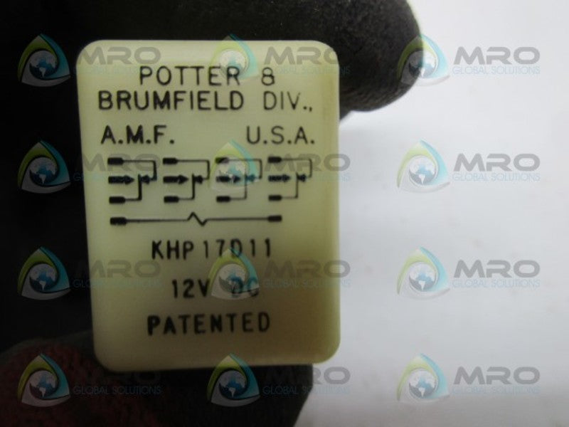 POTTER & BRUMFIELD KHP17D11-12VDC RELAY  NSMP