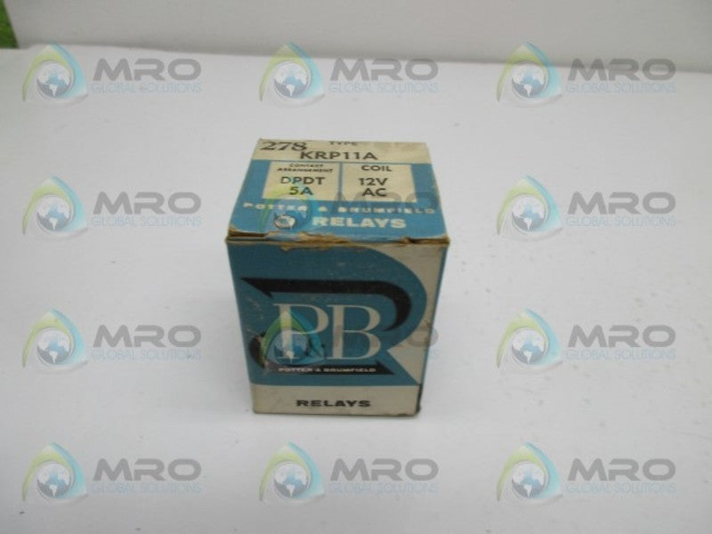 POTTER & BRUMFIELD KRP11A-12V RELAY  NSMP