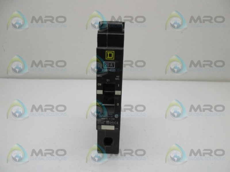 SQUARE D EGB14020 CIRCUIT BREAKER  UNMP