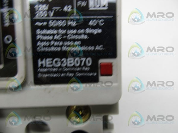SIEMENS HEG3B070 CIRCUIT BREAKER  UNMP