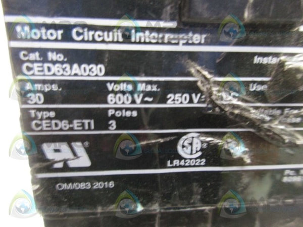 SIEMENS CED63A030 CIRCUIT BREAKER  UNMP