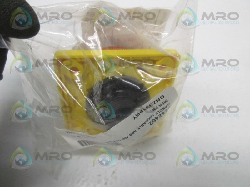 ABB ONZ331PRY PADLOCKABLE HANDLE RED/YELLOW  NSMP