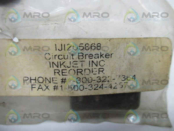 INKJET INC  IJI205868 CIRCUIT BREAKER  NSMP