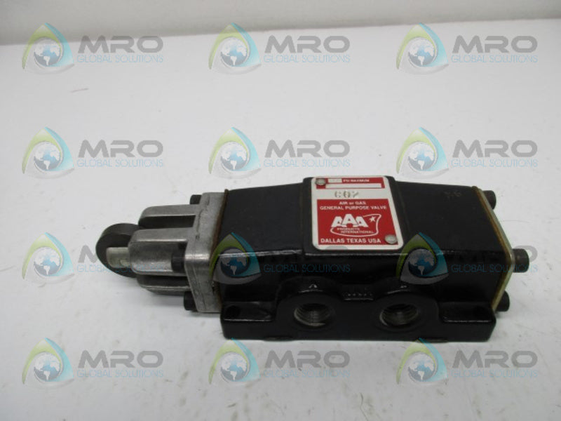 AAA PRODUCTS C02 AIR OR GAS GENERAL PURPOSE VALVE  NSNP