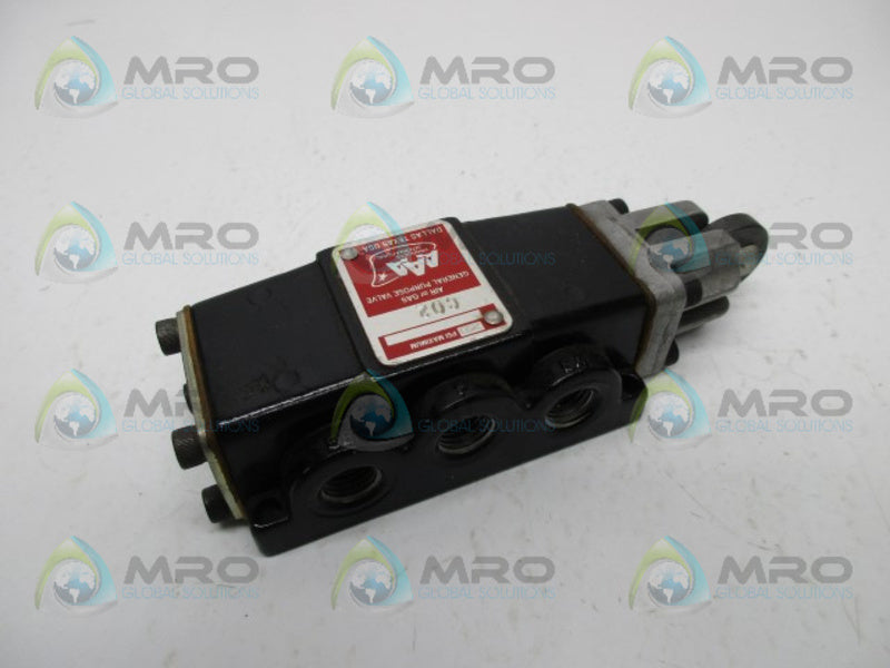 AAA PRODUCTS C02 AIR OR GAS GENERAL PURPOSE VALVE  NSNP