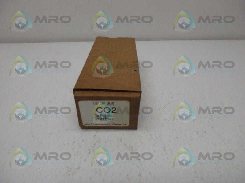 AAA PRODUCTS C02 GENERAL PURPOSE VALVE  NSMP