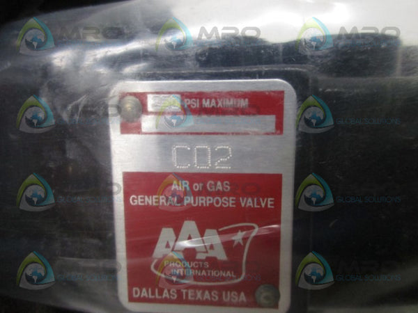 AAA PRODUCTS C02 GENERAL PURPOSE VALVE  NSMP
