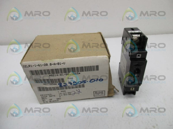 AIRPAX IELR1-1-61-20.0-A-01-V CIRCUIT BREAKER  NSMP