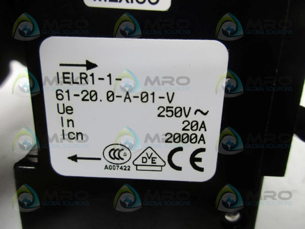 AIRPAX IELR1-1-61-20.0-A-01-V CIRCUIT BREAKER  NSMP