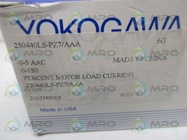 YOKOGAWA 250440LS-PZ7/AAA PANEL METER  NSMP