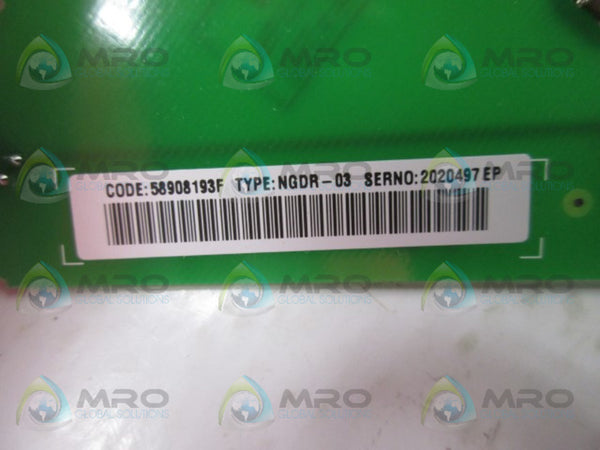 ABB NGDR-03 58908193F  NSNP