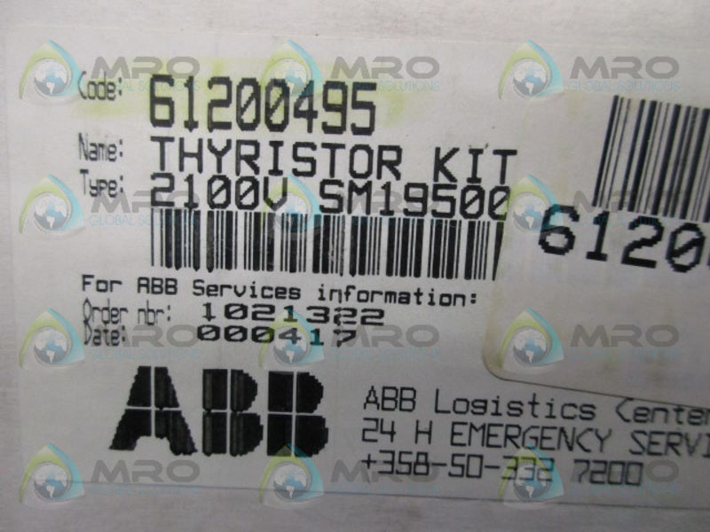 ABB 2100V-SM19500 THYRISTOR KIT  NSMP