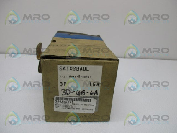 FUJI ELECTRIC SA103BAUL15 AUTO BREAKER  NSMP