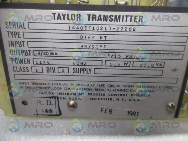 TAYLOR INSTRUMENT 1440TF10213-2726B BOARD  UNMP
