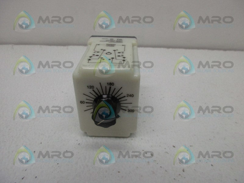 DAYTON 6X605F TIME DELAY RELAY 3-300 SEC  UNMP