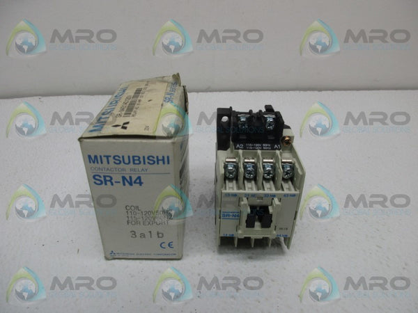 MITSUBISHI SR-N431AC120V CONTACTOR RELAY  NSMP