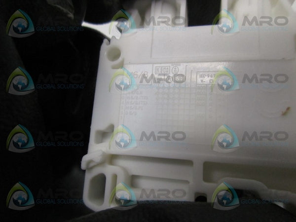ABB M6/8 TERMINAL BLOCK (WHITE)  NSNP