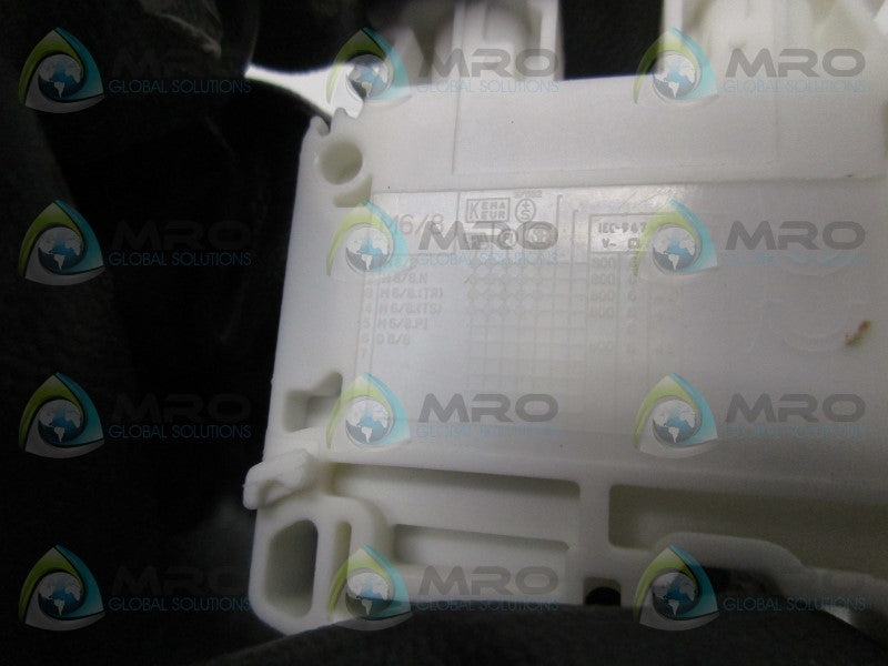 ABB M6/8 TERMINAL BLOCK (WHITE)  NSNP