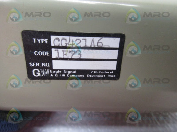 EAGLE SIGNAL CG421A6 TIME DELAY RELAY  NSMP