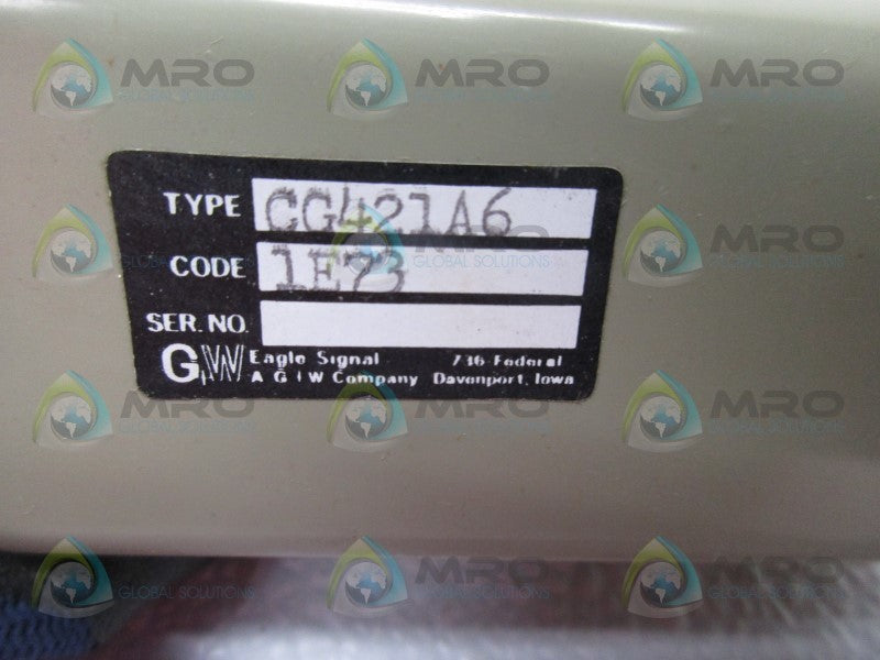 EAGLE SIGNAL CG421A6 TIME DELAY RELAY  NSMP