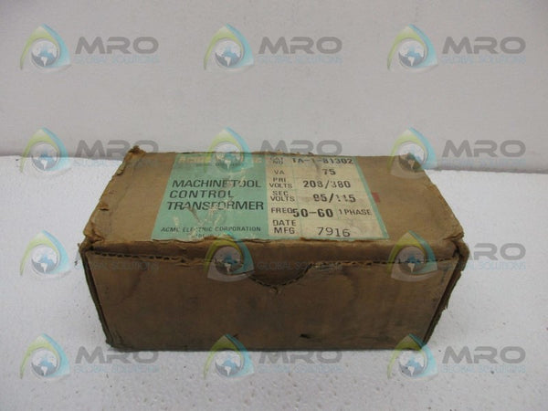 ACME ELECTRIC TA-1-81302 INDUSTRIA L CONTROL TRANSFORMER  NSMP