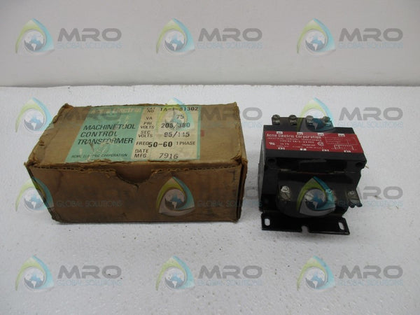 ACME ELECTRIC TA-1-81302 INDUSTRIA L CONTROL TRANSFORMER  NSMP