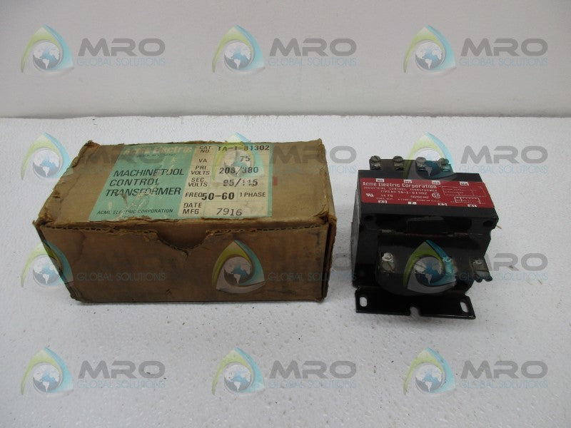 ACME ELECTRIC TA-1-81302 INDUSTRIA L CONTROL TRANSFORMER  NSMP