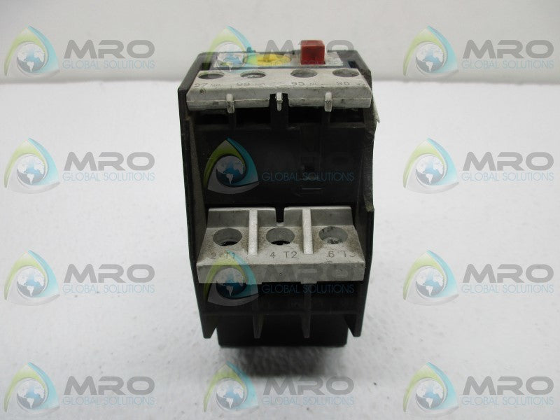 GENERAL ELECTRIC RTA1T 17.5-22 AMP OVERLOAD RELAY  UNMP