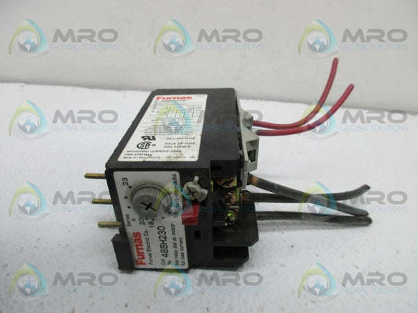 FURNAS 48BH230 OVERLOAD RELAY  UNMP