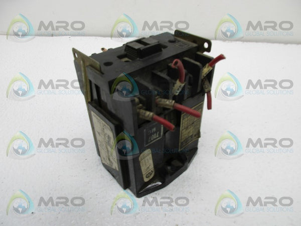 SQUARE D 8501-GO-21 CONTROL RELAY  UNMP